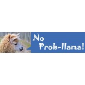 No Prob-llama Bumper Sticker