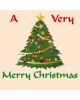 A Very Merry Christmas Label