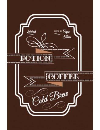 Coffee Is a Potion Product Label