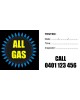 Gas Appliance Service sticker
