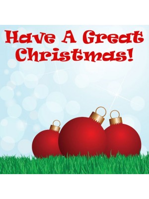 Have A Great Christmas Label