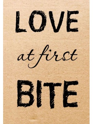 Love at First Bite Wedding Table Label