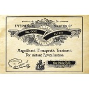 Vintage Medicine or Liquor Bottle label