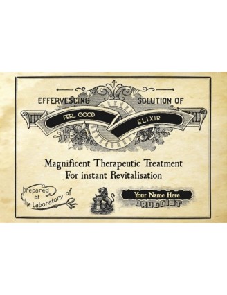 Vintage Medicine or Liquor Bottle label