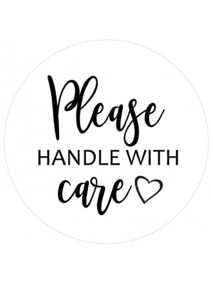 Please Handle With Care Courtesy Label