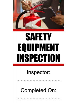 Safety Equipment Inspection sticker