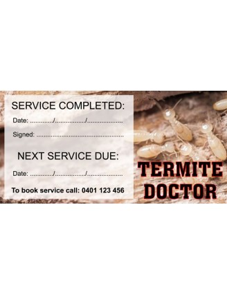 Termite Inspection Due sticker