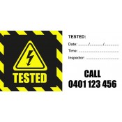 Tested for Electrical Safety sticker
