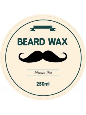Beard Wax Label