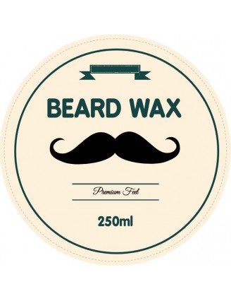 Beard Wax Label