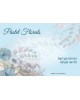 Pastel Leaves and Flowers Label