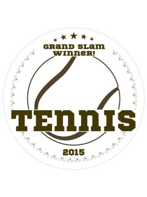 Tennis Champions Sports Prize Label