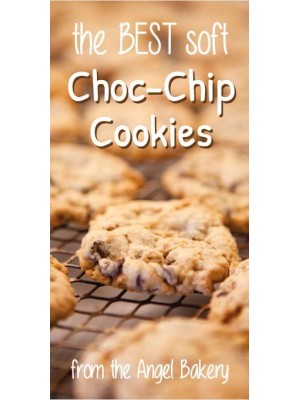 Best Soft Choc Chip Cookie Vertical Label