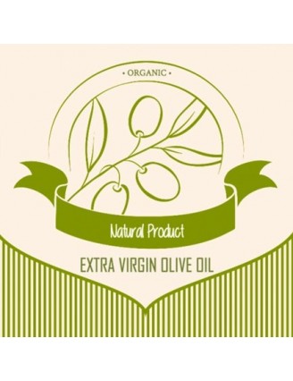 Olive Oil Bottle Label