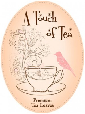 A Touch of Tea - Tea Leaves Label