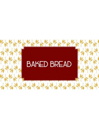 Baked Bread Product Label