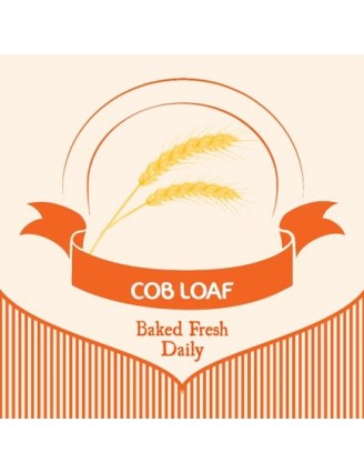 Fresh Cob Bread Loaf Label