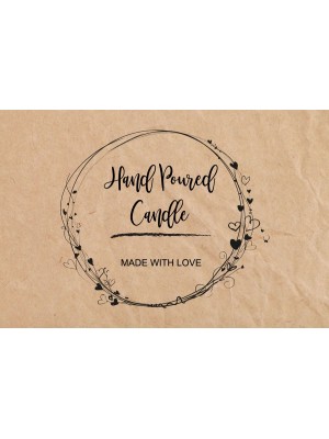 Hand Poured Candle Labels