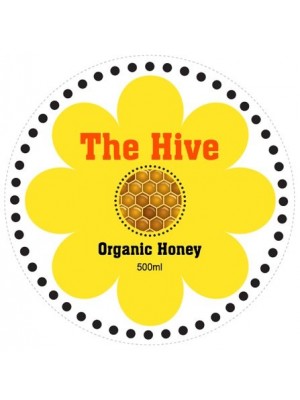 Honey Jar Round Label
