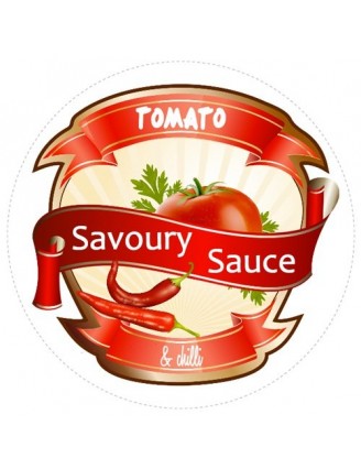 Tomato and Chilli Sauce Product Label