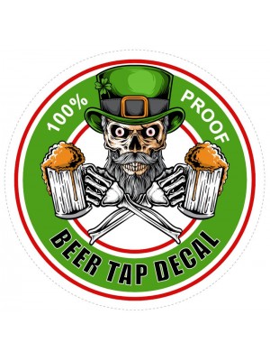 Resin Domed Beer Tap Decal