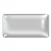 Rectangular Horizontal 2.5:1 Resin Domed Label