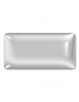 Rectangular Horizontal 2.5:1 Resin Domed Label