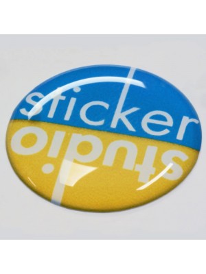 Round Resin Domed Labels