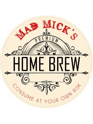 Home Brew Beer Tap Decal