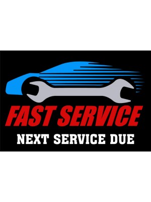 Car Windscreen Service Stickers