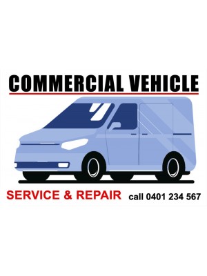 Commercial Vehicle Service Stickers