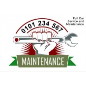 Double Sided Maintenance Stickers