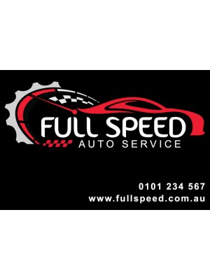 100 x Double Sided Service Stickers