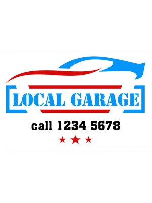 Local Garage Vehicle Service Stickers