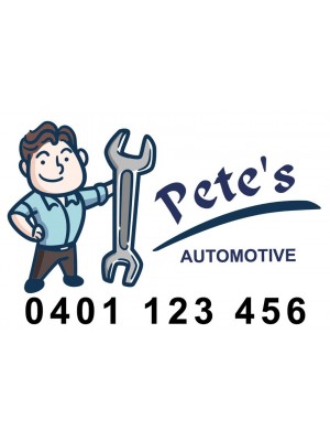 Mechanical Service Stickers