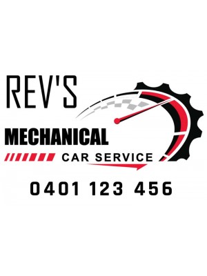 Mechanical Car Service Stickers