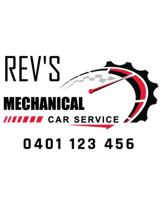 Mechanical Car Service Stickers