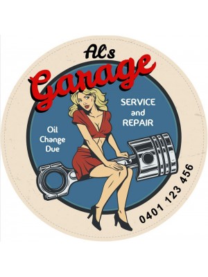 Oil Change Due Stickers