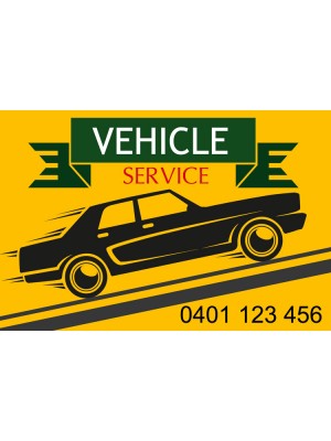 Vehicle Service Sticker