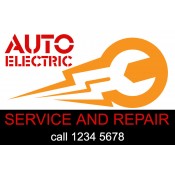 Auto Electric Service Stickers