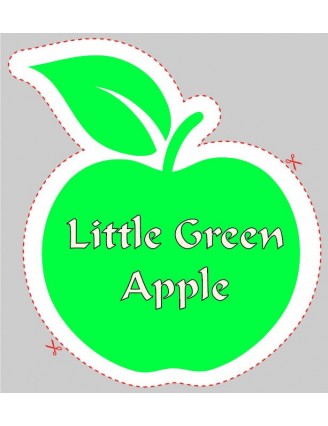 Apple Shaped Sticker