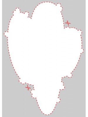 Blank Cactus Shaped Label