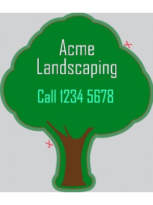 Tree Shaped Label