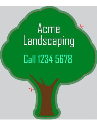 Tree Shaped Label