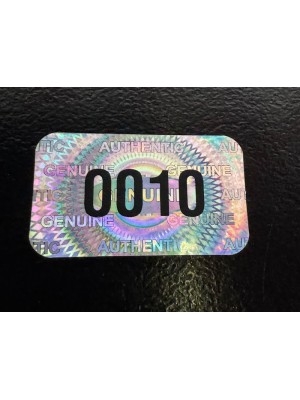Tamper Evident Holographic Void Security Asset Warranty Stickers 25x15mm
