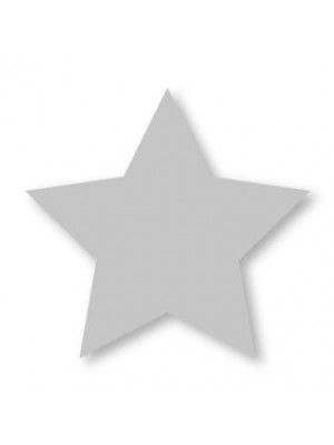 5 Point Star Shaped Label