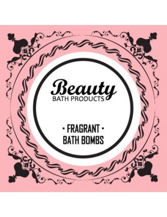 Beauty Bath Bombs Label