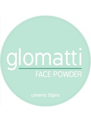 Glomatti Face Powder cosmetic Label