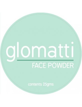 Glomatti Face Powder cosmetic Label