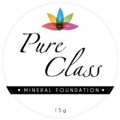 Pure Class Mineral Foundation cosmetic Label